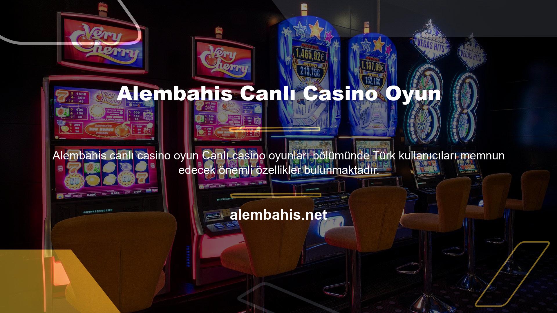 Alembahis Canlı Casino Oyun